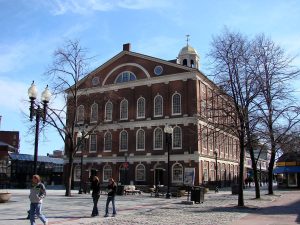 Faneuil Hall aka Cradle of Liberty along Freedom Trail