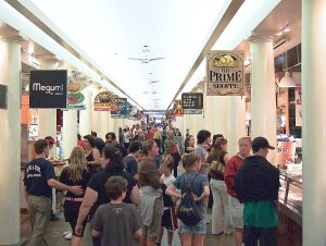 Quincy Market colonnade eateries